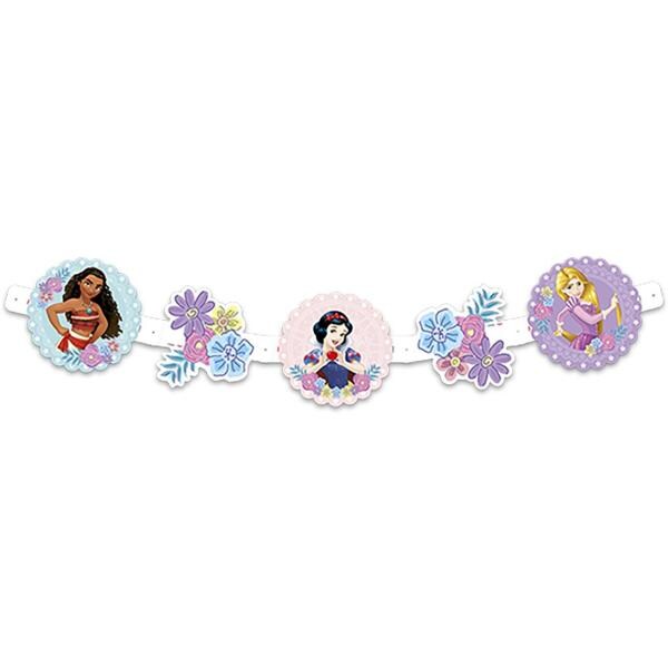 Faixa Decorativa de Aniversário Princesas Disney, Regina Festas - 1 UN