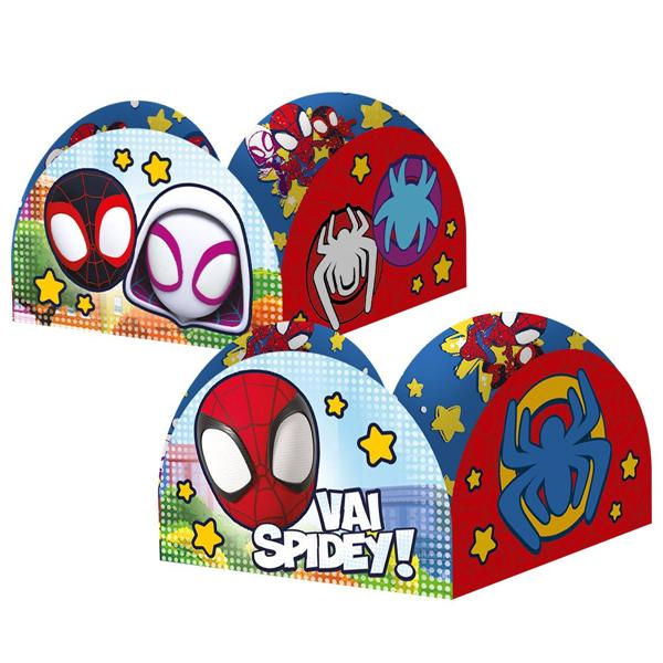 Porta-forminhas Disney, Spidey e Seus Amigos Espetaculares, Regina Festas - PT 50 UN