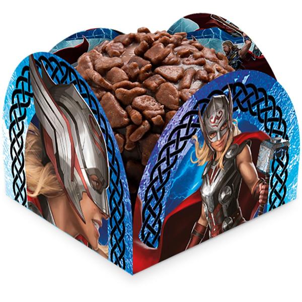 Porta-forminhas Disney, Thor, Amor e Trovão, Regina Festas - PT 50 UN