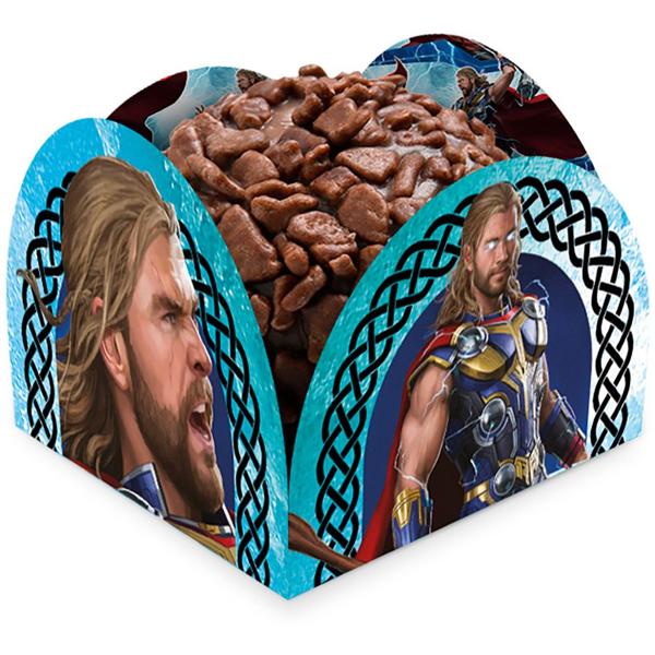 Porta-forminhas Disney, Thor, Amor e Trovão, Regina Festas - PT 50 UN