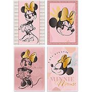 Cartaz Infantil para Decoração, Minnie Mouse, Regina Festas - PT 4 UN