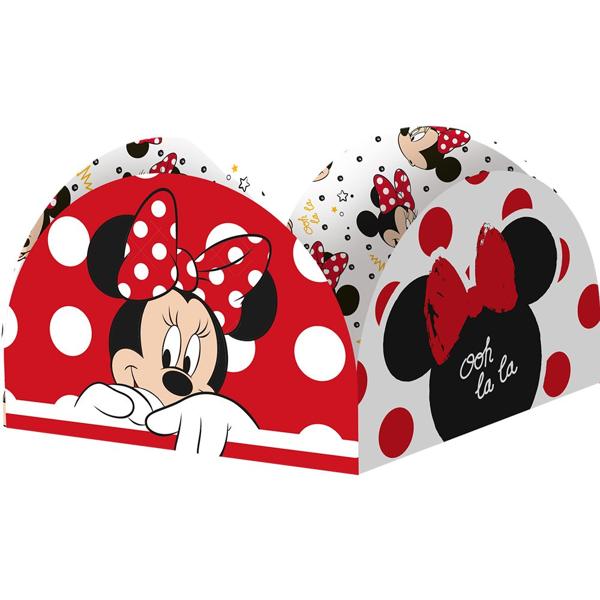 Porta-forminhas Disney, Minnie Mouse Vermelha, Regina Festas - PT 50 UN