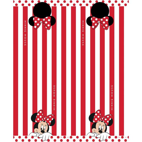 Toalha de Mesa Infantil Minnie Disney, 120cm x 200cm, Regina Festas - PT 1 UN