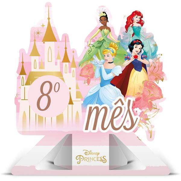 Decoração de Mesa Infantil Mesversário, Princesas Disney, Regina Festas - PT 1 UN