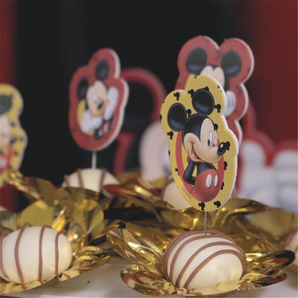 Palito Decorativo Mickey Disney, Piffer - PT 1 UN