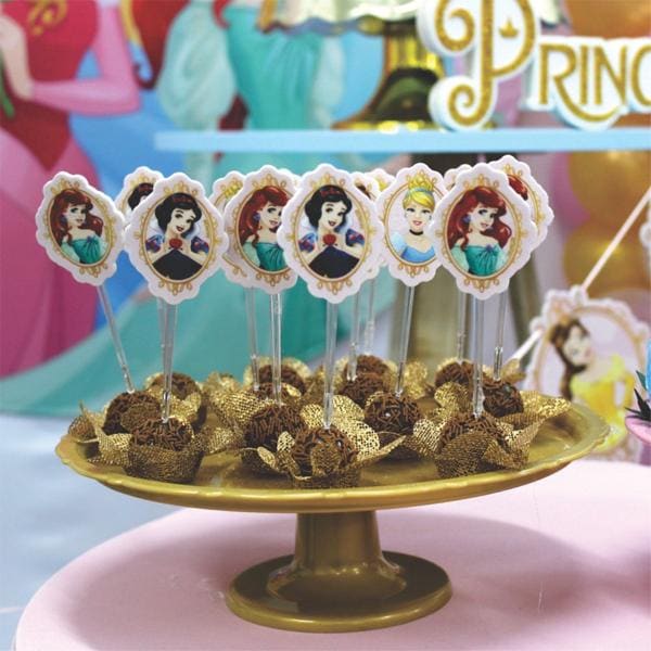 Palito Decorativo Princesas Disney, Piffer - PT 1 UN