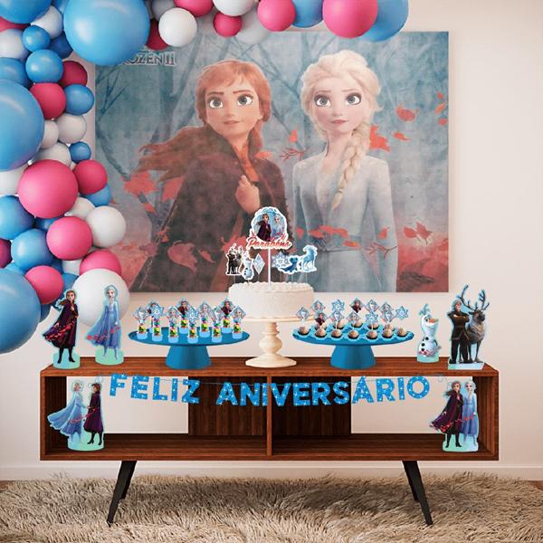 Kit Festa Infantil Frozen, Piffer - PT 1 UN