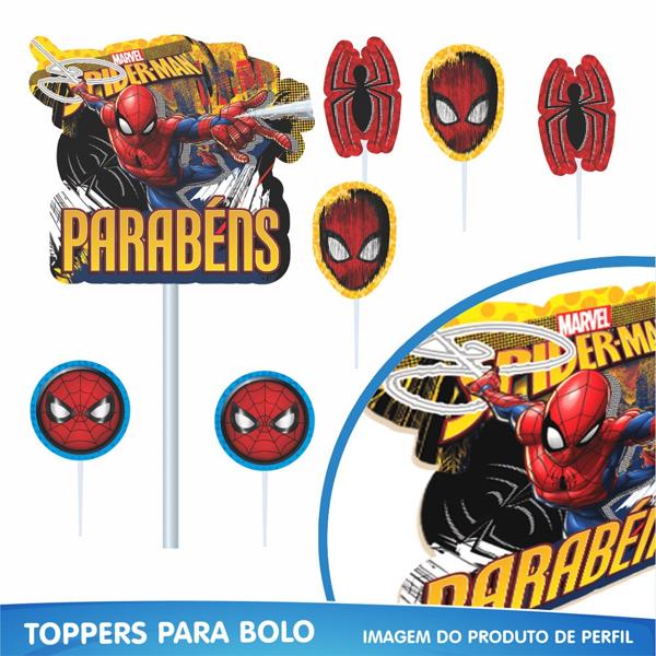 Kit Festa Infantil Homem Aranha Spiderman Marvel, Piffer - PT 1 UN