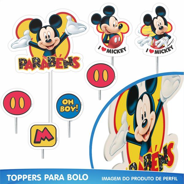 Kit Festa Infantil Mickey Mouse, Piffer - PT 1 UN