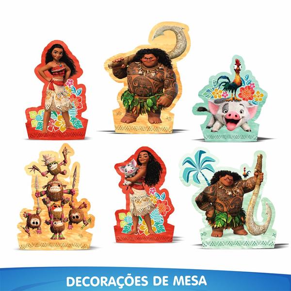 Kit Festa Infantil Moana, Piffer - PT 1 UN