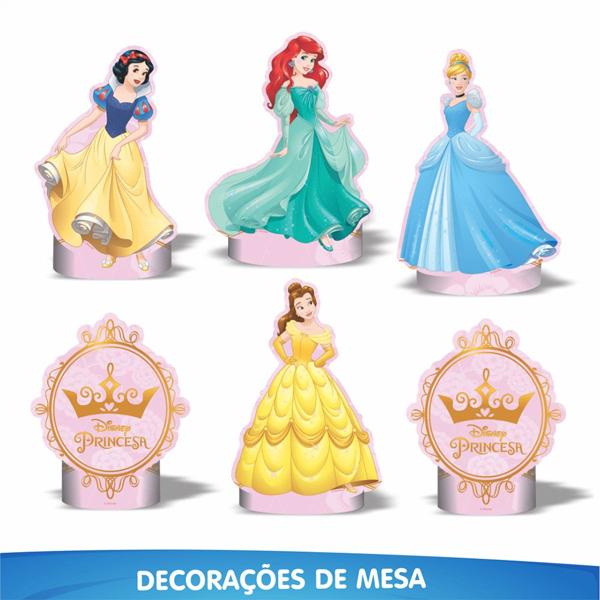 Kit Festa Infantil Princesas Disney, Piffer - PT 1 UN