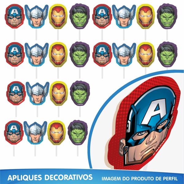 Kit Festa Infantil Vingadores Avengers Marvel, Piffer - PT 1 UN