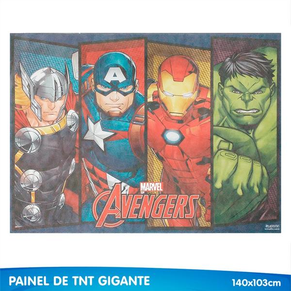 Kit Festa Infantil Vingadores Avengers Marvel, Piffer - PT 1 UN