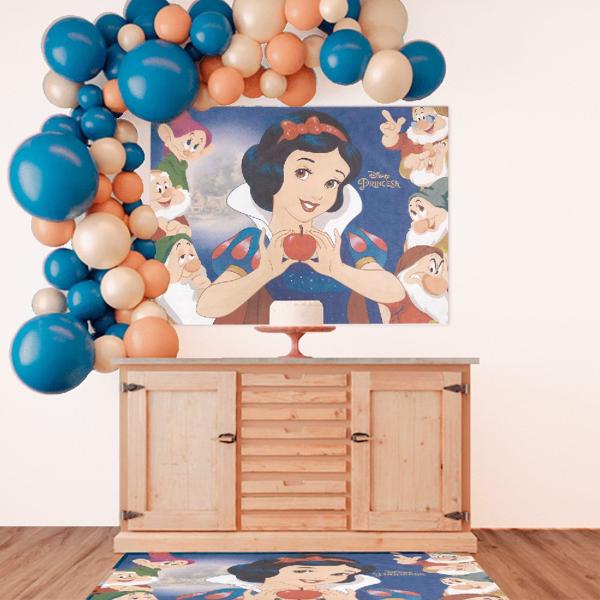 Painel Decorativo para Festa Infantil Branca de Neve, em TNT, Piffer - PT 1 UN