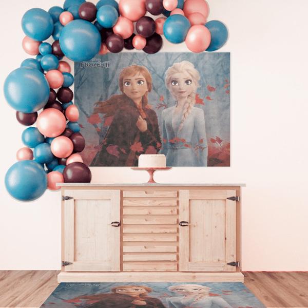 Painel Decorativo para Festa Infantil Frozen, em TNT, Piffer - PT 1 UN