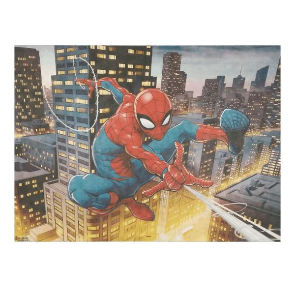 Painel Decorativo para Festa Infantil Homem Aranha Spiderman Marvel, em TNT, Piffer - PT 1 UN