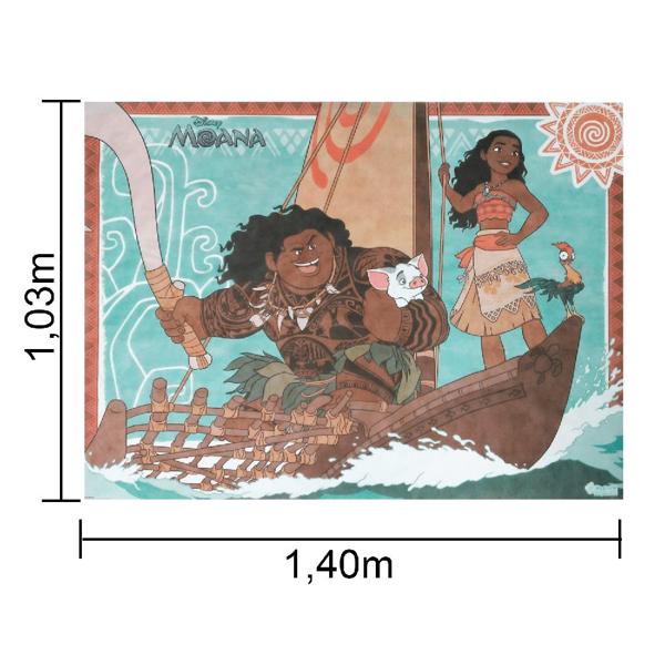 Painel Decorativo para Festa Infantil Moana, em TNT, Piffer - PT 1 UN