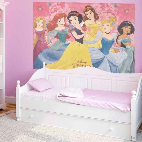 Painel Decorativo para Festa Infantil Princesas Disney, em TNT, Piffer - PT 1 UN