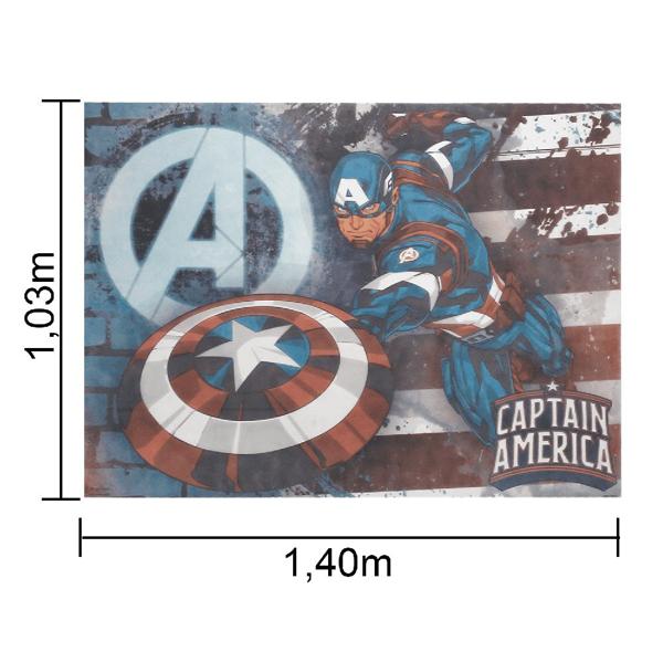 Painel Decorativo para Festa Infantil Vingadores Avengers Marvel Capitão América, em TNT, Piffer - PT 1 UN