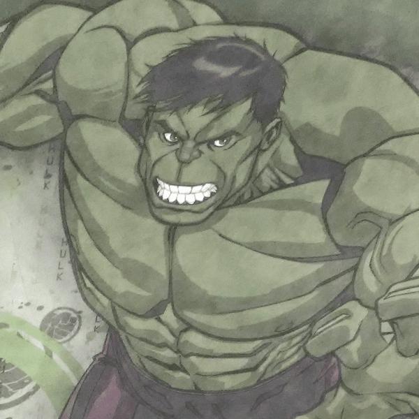 Painel Decorativo para Festa Infantil Hulk, em TNT, Piffer - PT 1 UN