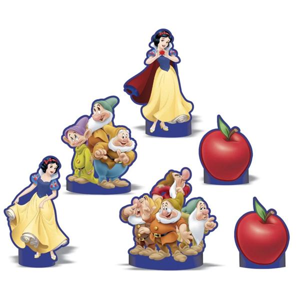 Decoração de Mesa Infantil Branca de Neve, Piffer - PT 1 UN