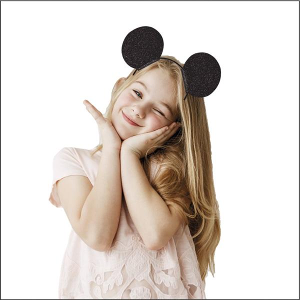 Tiara Infantil Mickey Disney, com Orelhas, Piffer - PT 1 UN