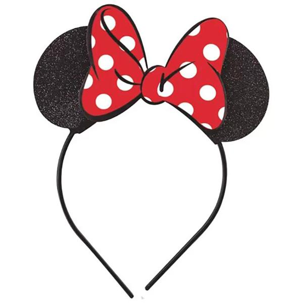 Tiara Infantil Minnie Mouse, com Orelhas, Piffer - PT 1 UN