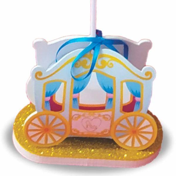 Suporte para Balão de Mesa Cinderela, Carrossel, Piffer - PT 1 UN