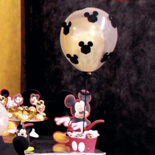 Suporte para Balão de Mesa Mickey Mouse, Piffer - PT 1 UN