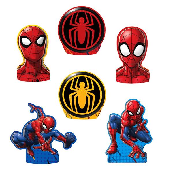 Decoração de Mesa Infantil Homem-Aranha, Piffer - PT 1 UN