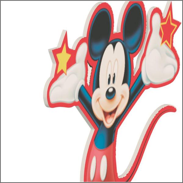 Decoração de Mesa Infantil Mickey Disney, Piffer - PT 1 UN