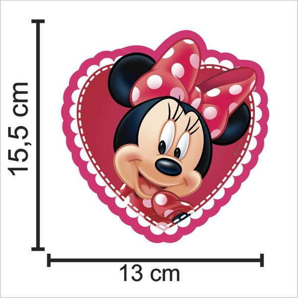 Faixa Decorativa de Aniversário Minnie Disney, Piffer - PT 1 UN