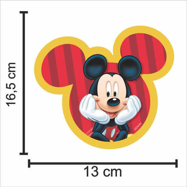 Faixa Decorativa de Aniversário Mickey Mouse, Piffer - PT 1 UN