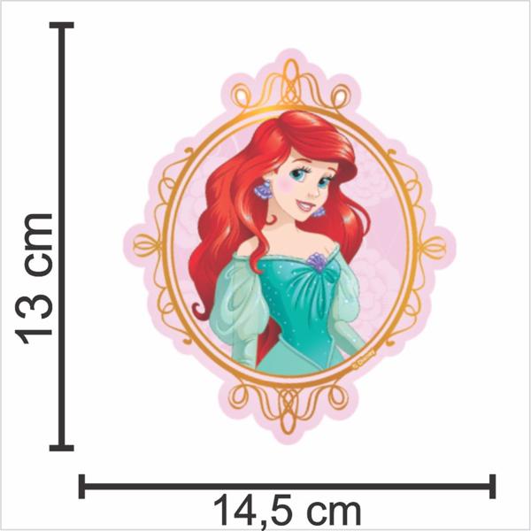 Faixa Decorativa de Aniversário Princesas Disney, Piffer - PT 1 UN