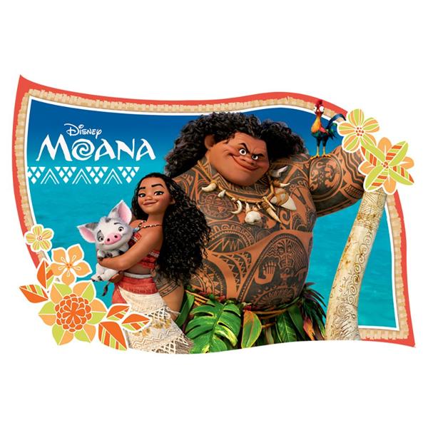 Painel Decorativo para Festa Infantil Moana, Regina Festas - PT 1 UN