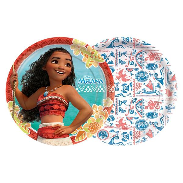 Prato para Festa Infantil Moana, Regina Festas - PT 12 UN