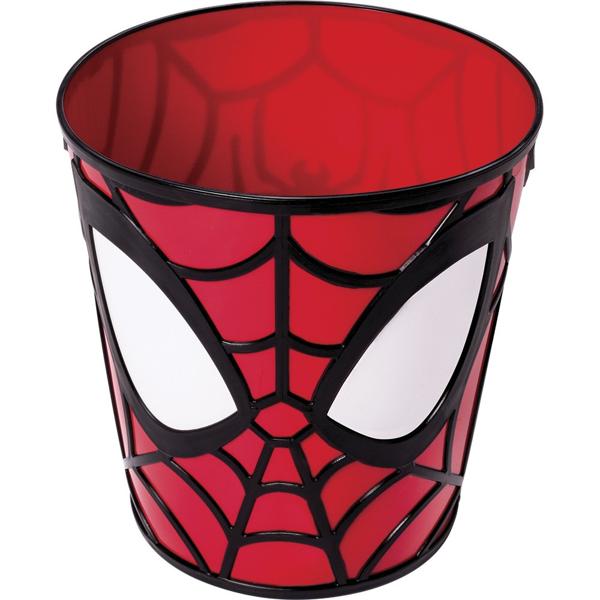 Balde para Pipoca, Homem-Aranha, em Alto-relevo, 2L, Plasutil - PT 1 UN