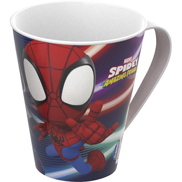 Caneca de Plástico Infantil, Spidey, Plasutil - PT 1 UN