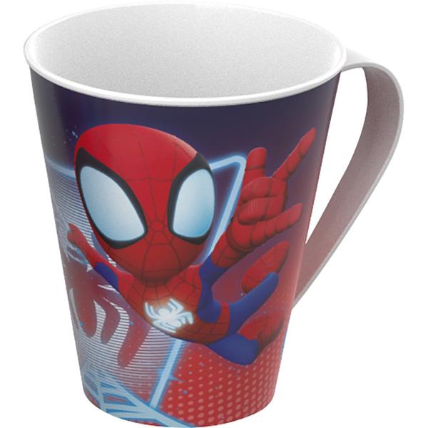 Caneca de Plástico Infantil, Spidey, Plasutil - PT 1 UN