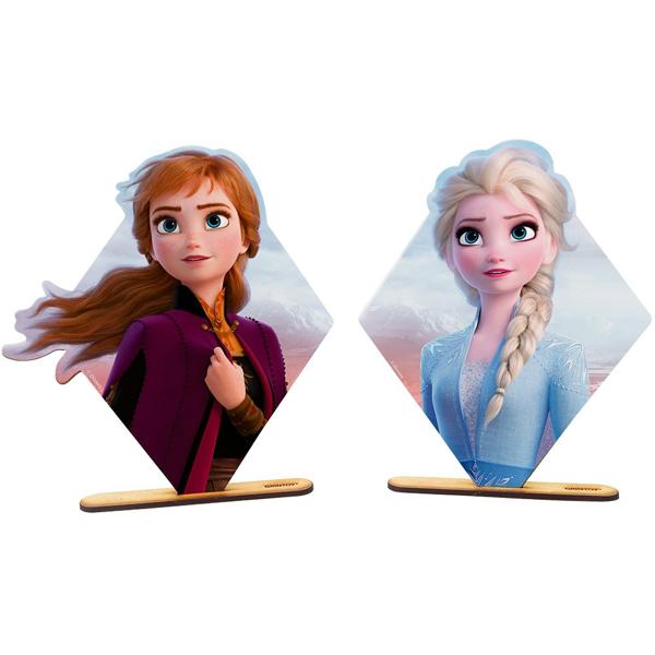 Enfeites de Mesa Infantil Frozen, em MDF, Grinfest - PT 2 UN