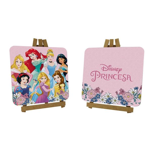 Mini Cavalete Princesas Disney, em MDF, Grinfest - PT 2 UN