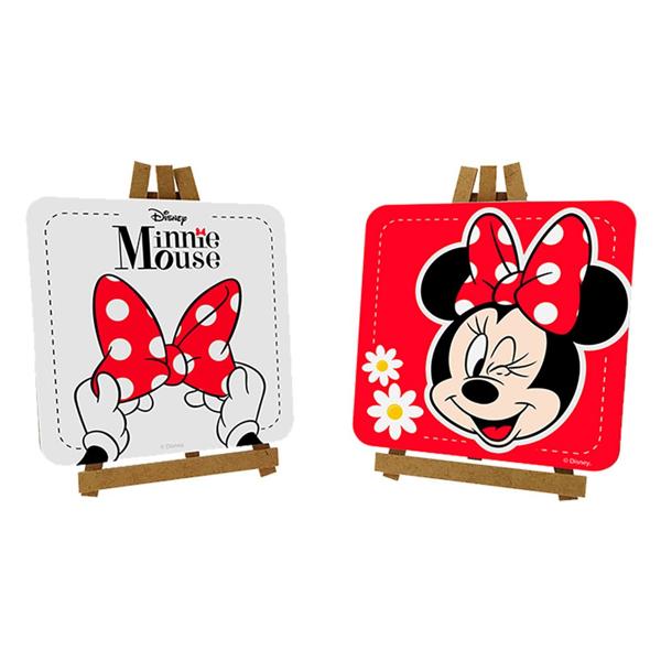 Mini Cavalete Minnie Disney, em MDF, Grinfest - PT 1 UN