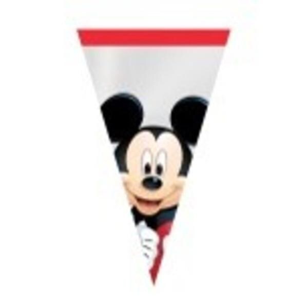 Embalagem de Cone, Mickey Disney, Transparente, Cromus - PT 50 UN