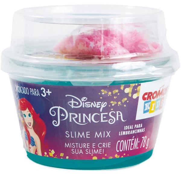 Slime Disney, A Pequena Sereia, com Miçangas, Cromus - PT 4 UN