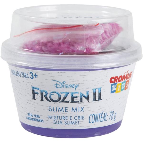 Slime Disney, Frozen, com Miçangas, Cromus - PT 4 UN