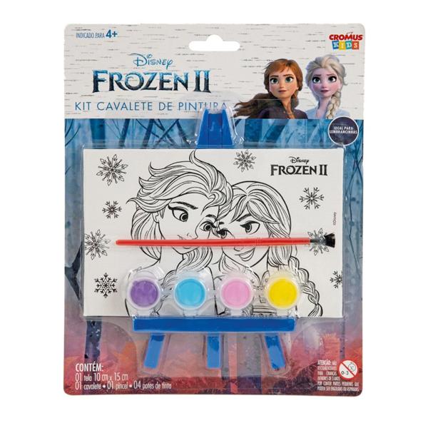 Kit Pintura Infantil Frozen, Cromus - PT 1 UN