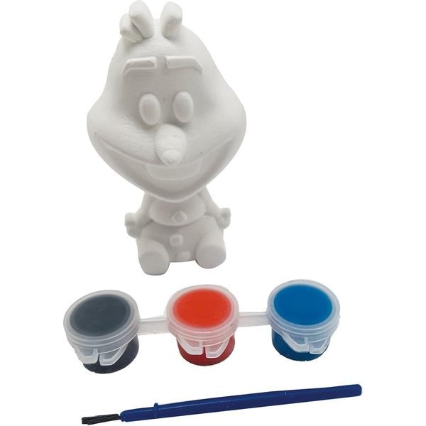 Kit Pintura em Gesso Disney, Olaf, Frozen, Cromus - PT 4 UN