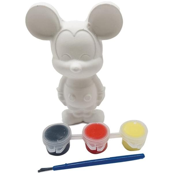 Kit Pintura em Gesso Disney, Mickey Mouse, Cromus - PT 4 UN