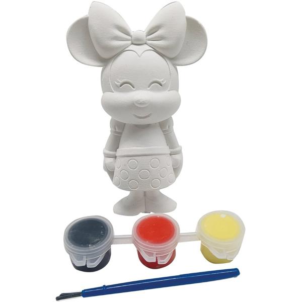 Kit Pintura em Gesso Disney, Minnie Mouse, Cromus - PT 4 UN