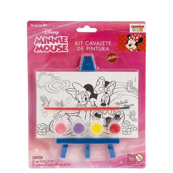 Kit Pintura Infantil Minnie Mouse, Cromus - PT 1 UN